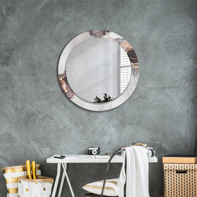 Huldar Glass Flat Wall Mirror