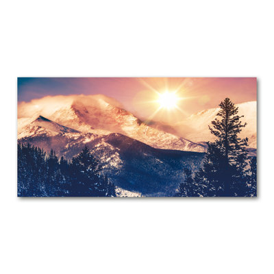 Colourado Mountains - Wrapped Canvas Print