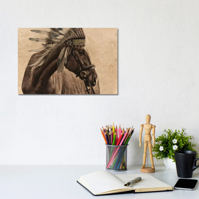 Native Horse by Marcus Prime - Wrapped Canvas Gallery-Wrapped Canvas Giclée