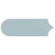 Airy 2.83 in. x 7.67 in. Fishscale Matte Ceramic Wall Tile (5.15 Sq. Ft. / Case)