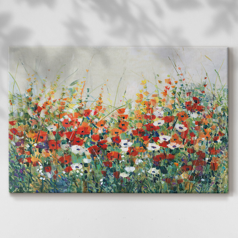 Jardin en fleurs II - Cavas enveloppés de galerie, 24 x 36