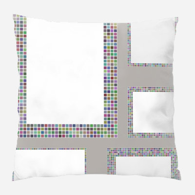 Coussin mosaïque