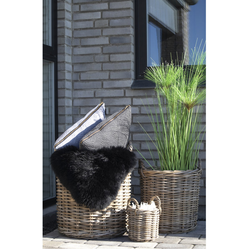 August Grove Wicker Decorative Basket