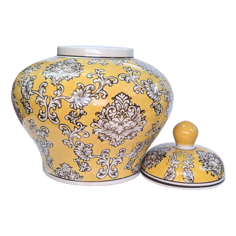 Squat Jar in yellow