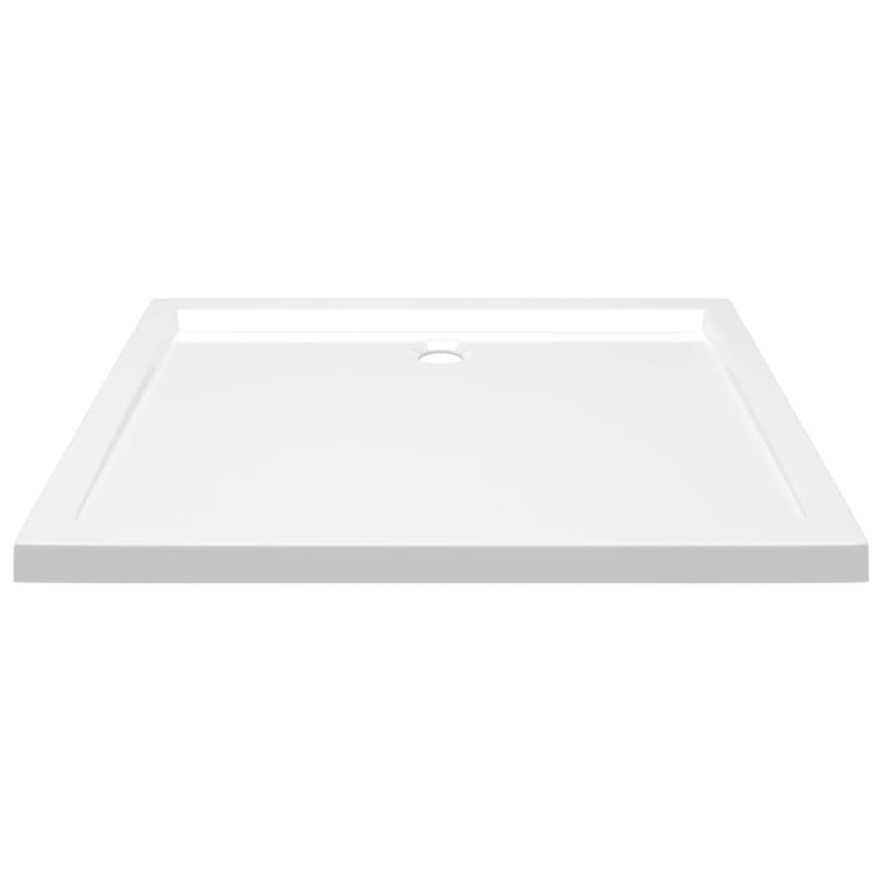 Bac de douche VidaXL avec plateau de douche central, Blanc