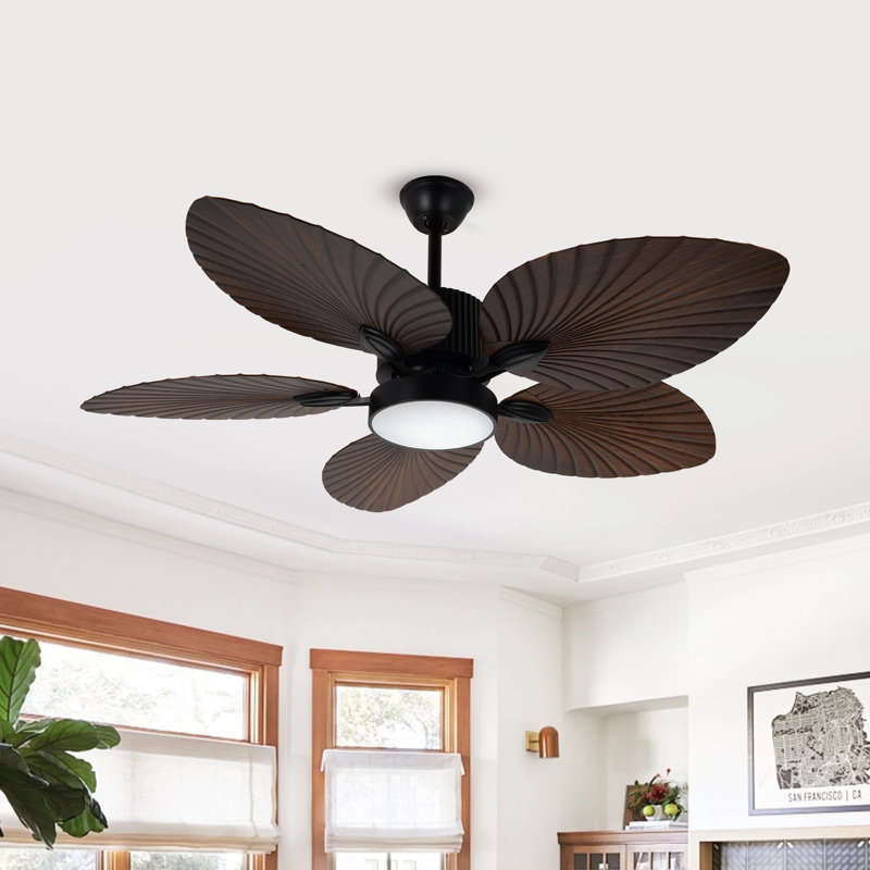 Ventilateurs de plafond 52 pales standard 52 pouces avec télécommande et lumière