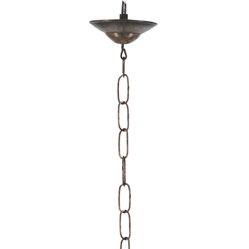 Tawnya 1 - Light Black/White/Bronze/Glass Sphere Pendant
