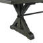 Ensemble repas 5 pièces Sunset Trading Trestle | Table extensible 96 po rectangulaire | 4 chaises d'appoint rembourrées | Bois gris vieilli | 8 sièges-67075884