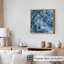 «Abstract Blue Geode Dreams II», reproduction d'art moderne sans cadre-1334580988