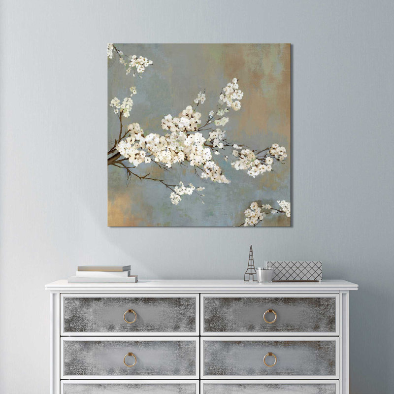 Ode to Spring II - Impression sur toile tendue, H 18" x l 18" x P 1"