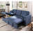 81.5“ Corduroy Chaise Sofa With Pull Out Bed-1452263381