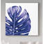 « statement palms iv indigo », reproduction d’impression sur toile tendue-33411781