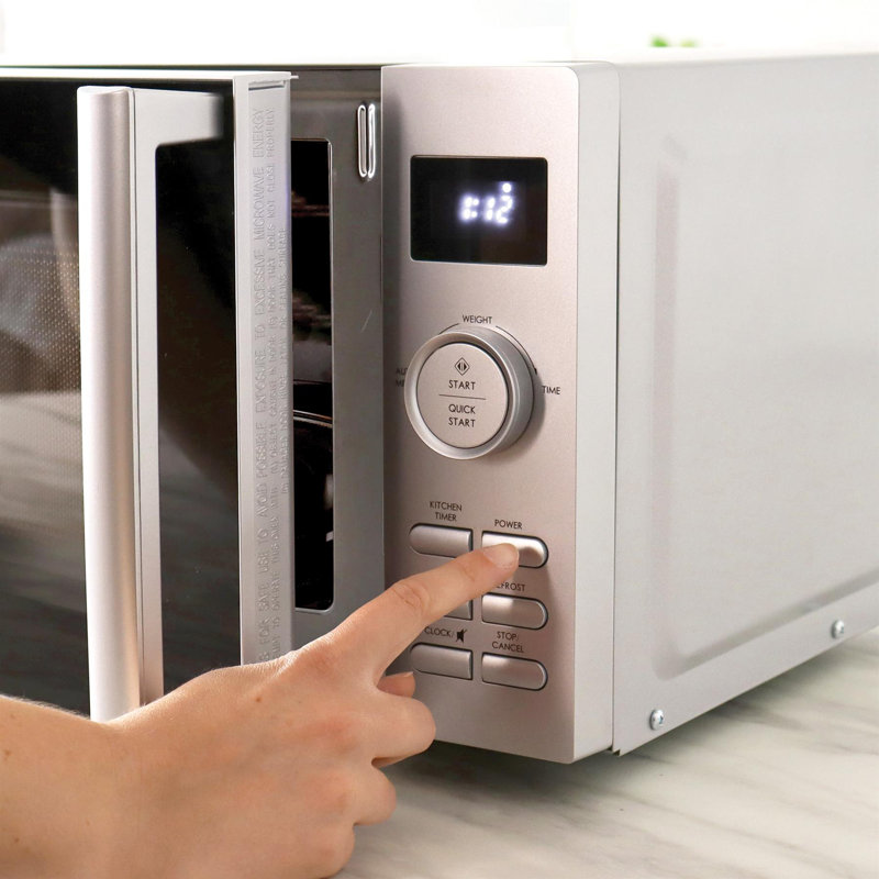 Statesman 20L 800W Digital Solo Microwave Black, Silver
