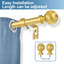 Tringle à rideaux télescopique simple 5/8 po Charlton Home®-2002497423-2001874526