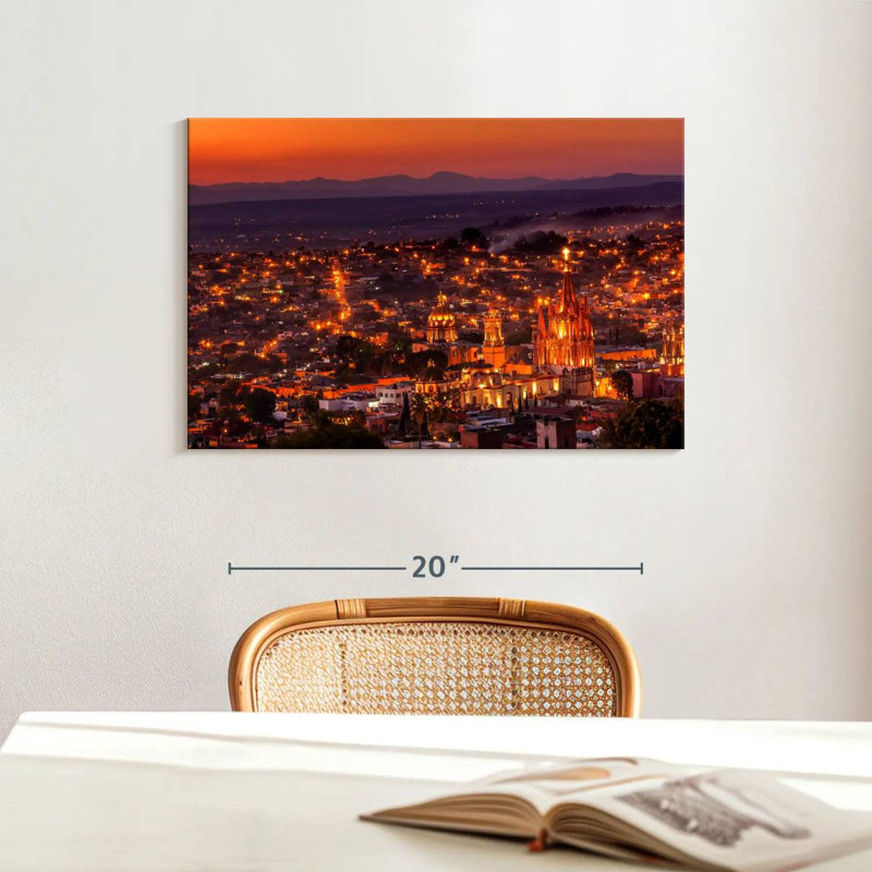 Sireci San Miguel De Allende Skyline, 16" H x 24" W