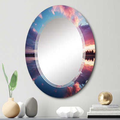 Schernik - Miroir mural Paysages ovale
