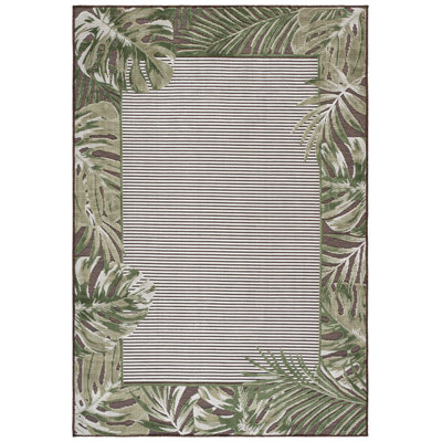 Tapis d'intérieur / extérieur à motif floral Cabana