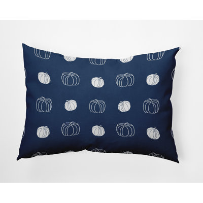 Pumpkin Pattern Indoor/Outdoor Throw Pillow