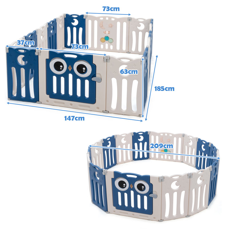 Safety Gate, White/Blue