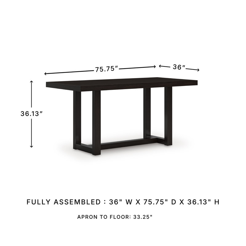 Table de salle à manger à hauteur de comptoir Rutland