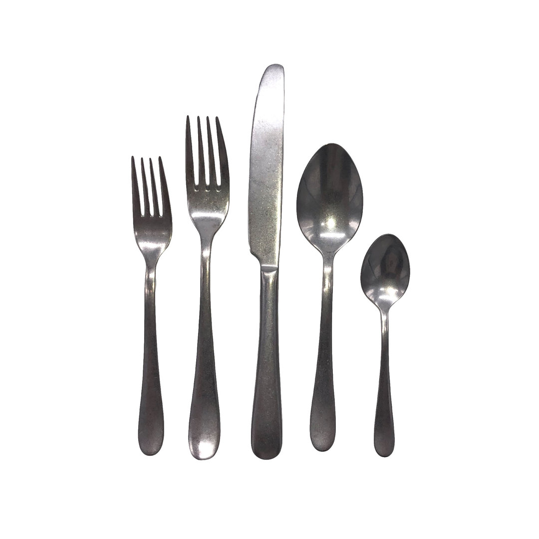 Lille 40 Piece 18/10 Stainless Steel Flatware Set, Service for 8