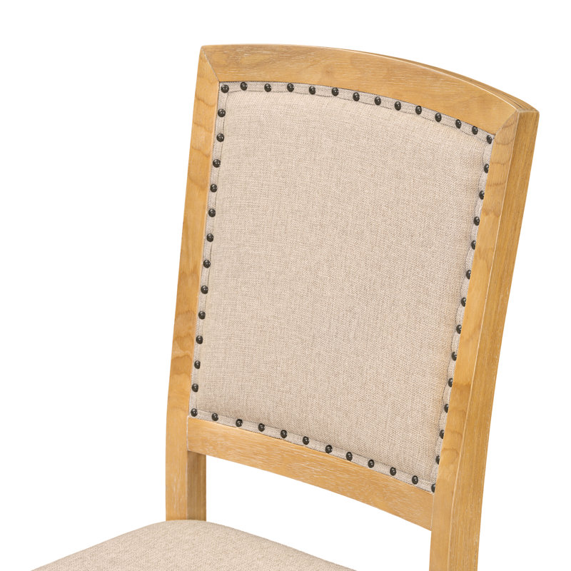 Ensemble de table de salle à manger extensible rustique de 84 pouces avec rallonge amovible de 24 pouces, 6 chaises de salle à manger rembourrées sans accoudoirs et 2 chaises rembourrées, 9 pièces