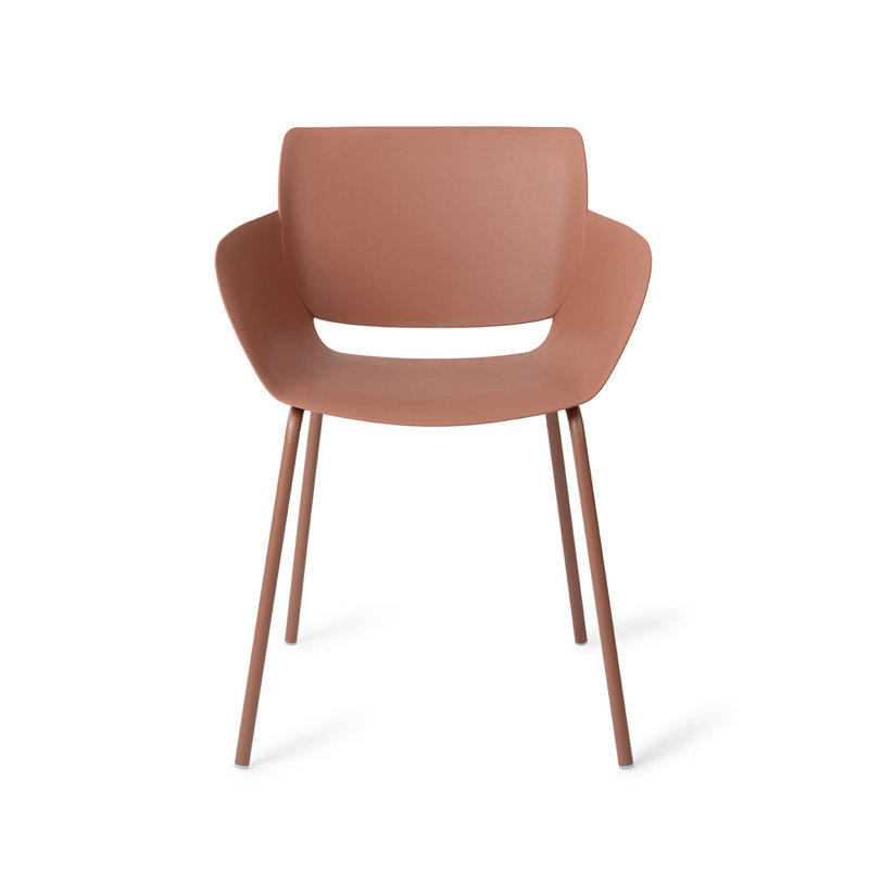 Mahowny Patio Dining Armchair, Terracotta