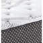 Matelas double de 10 po, tissu à mèche à fermeté moyenne pour un sommeil réparateur, soulagement de la hanche et des épaules en mousse viscoélastique imprégnée de gel, ressorts enveloppés et nuit paisible, ajustable, mousse, noir et blanc, 75 po