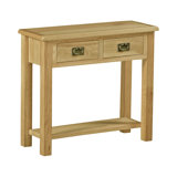 Benjamin Petite 85cm Solid Wood Top Console Table
