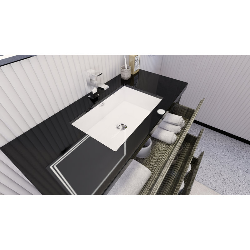 Base de meuble-lavabo Reyes, Gris cendre ultrabrillant