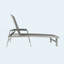 Outdoor Aluminum Mesh Chaise Lounge 5-Position Adjustable Patio Pool Recliner Rust-Resistant Lightweight Sun Lounger Set