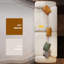 Coussin modulaire beige en polyester