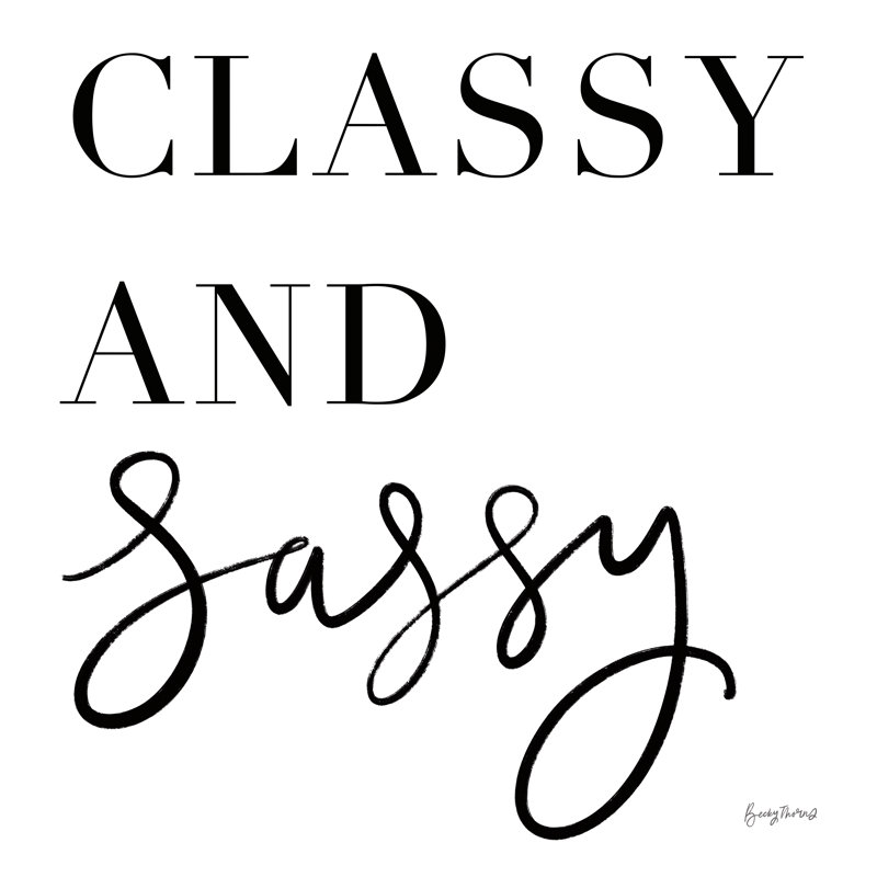 Simple Words X by Becky Thorns - No Frame Print on Canvas, 76cm H x 51cm W x 3.8cm D