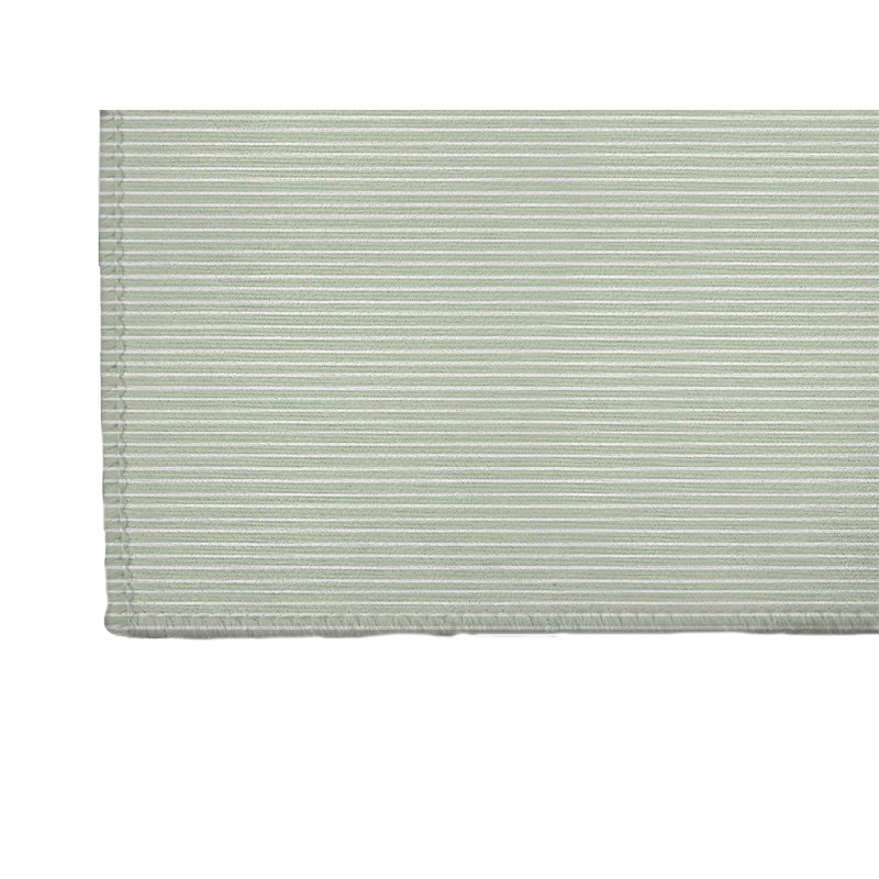 Random Stripes Kids Play Mat, Rectangle 5' x 7', Sage
