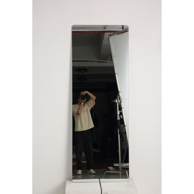 Miroir de coin arrondi argenté de 5 mm pour la décoration murale à divers endroits