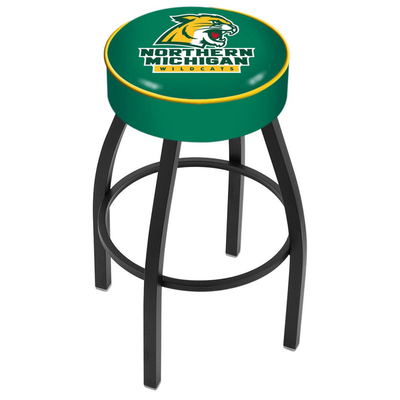 Tabouret de bar et de comptoir NCAA, Northern Michigan, Noir, Tabouret de bar (assise de 30 po de hauteur)