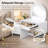 39" Free-standing Vanity with 1 Drawer & Touch Screen Lighted Mirror-96416052