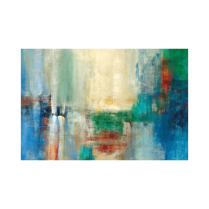 Color Field by Theo Beck - Wrapped Canvas Painting, 20.32 cm H x 30.48 cm W