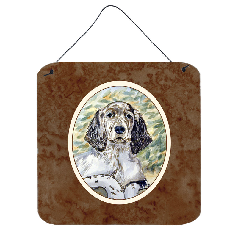 Décoration murale patience english setter