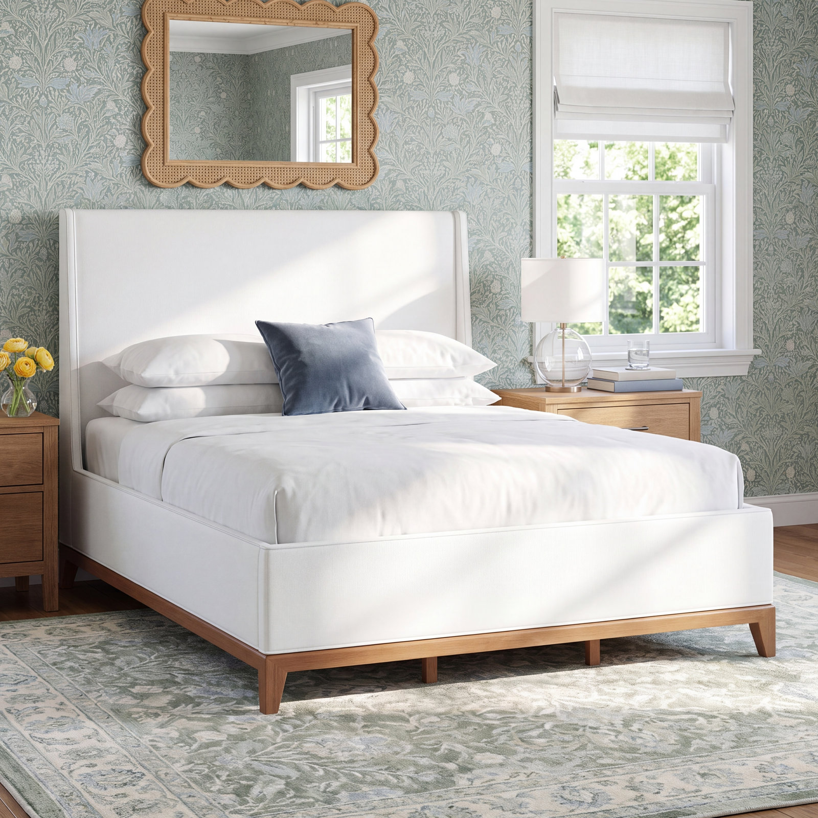 Mya Platform Bed, Brown, King