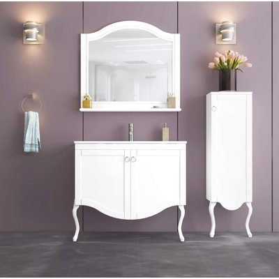 Meuble-lavabo simple l 40 po x P 20 po x H 35 po