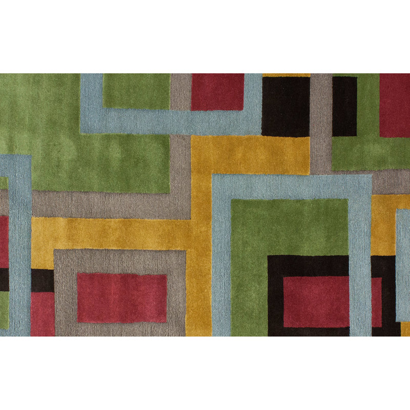 Abstract Area Rug in Agate, Rectangle 10' x 14'