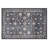 Bibb Home Washable Flannel Printed Area Rug with Latex Back-513660196