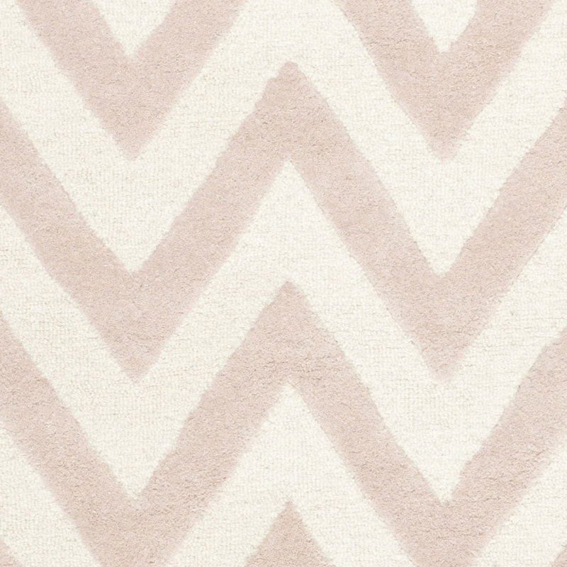 Sanyla Hand Tufted Wool Chevron Rug, Rectangle 9' x 12'