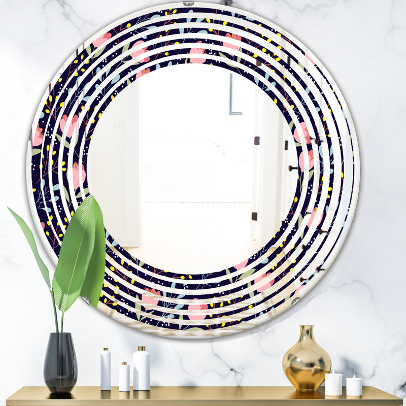 Miroir mural Wave, H 23,6 po x l 23,6 po