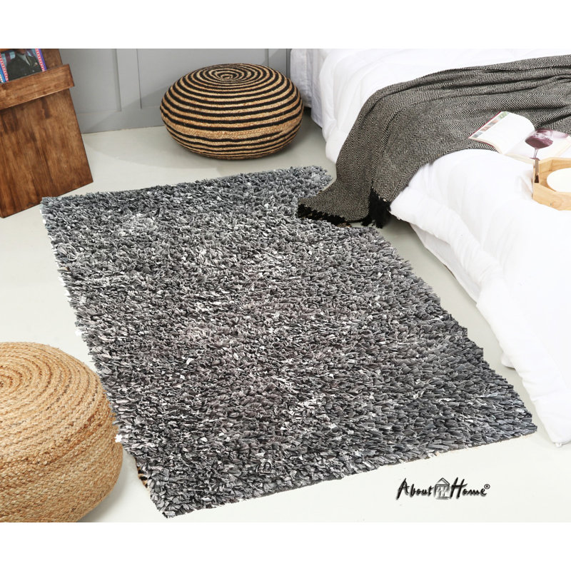 Macia Solid Colour Area Rug, Rectangle 65cm x 123cm