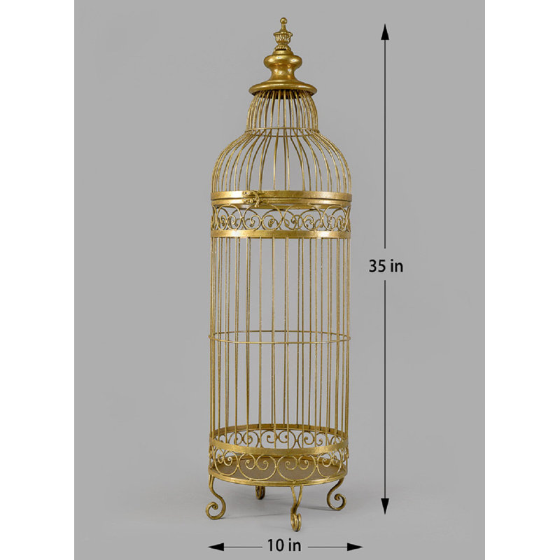 Cage à oiseaux Eveloe, H 35 po x l 10 po x P 10 po