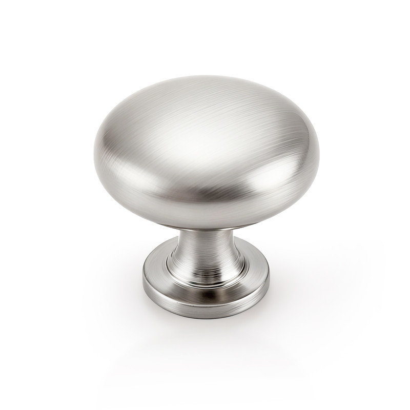 Boutons d'armoire Quincaillerie d'armoire solide pour commode, Nickel brossé