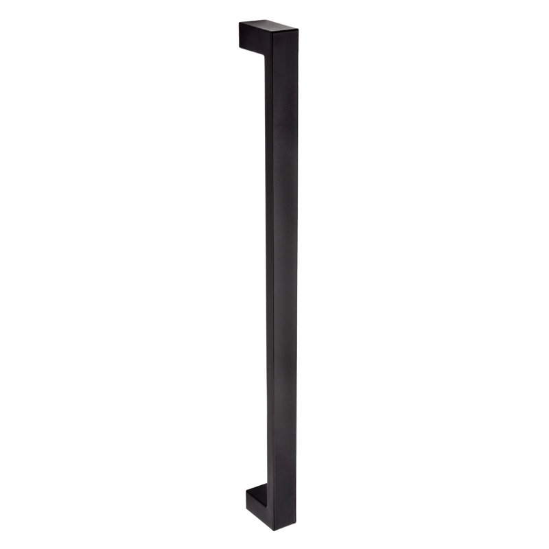 Poignée d’appoint architecturale noire mat 16 po Center to Center, Noir mat, 16"
