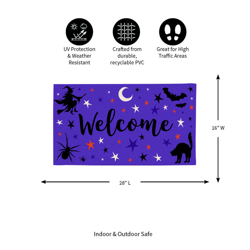 Paillasson Hareera Witches and Moons